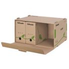 Archiváló konténer, ESSELTE Eco karton, felfelé/előre nyíló tetővel, barna
