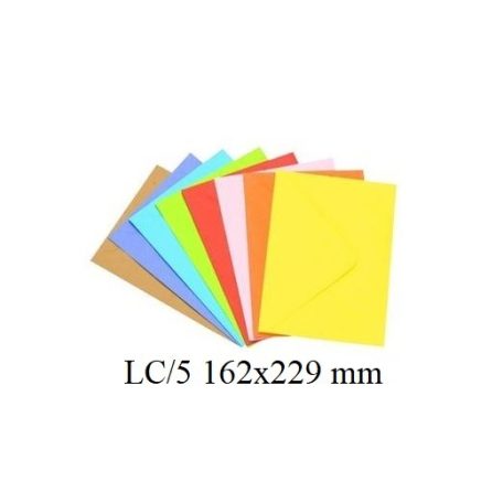 LC/5, enyvezett színes boríték, 25 db-os