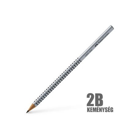 Faber-Castell Grip 2001, háromszögletű, ezüst testtel