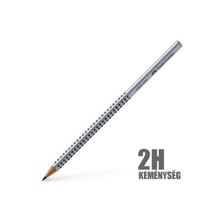 Faber-Castell Grip 2001, háromszögletű, ezüst testtel