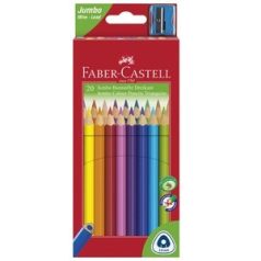   Faber-Castell Grip Jumbo, háromszögletű színes ceruza készlet