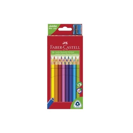 Faber-Castell Grip Jumbo, háromszögletű színes ceruza készlet