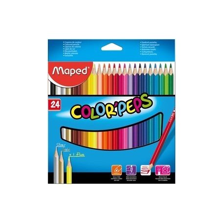 MAPED Color'Peps, háromszögletű színes ceruza készlet