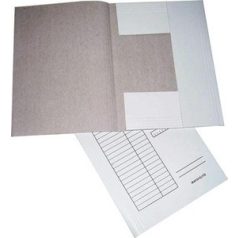 Pólyás dosszié A4, papír, 230gr, táblázatos, fehér