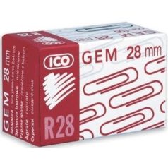 ICO Gémkapocs Salta 28 mm, kerek, 100 db-os, réz