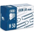 Gémkapocs ICO Salta 28/50 mm, kerek, 100 db-os, horganyzott