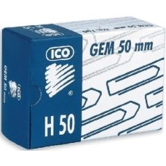 Gémkapocs ICO Salta 28/50 mm, kerek, 100 db-os, horganyzott
