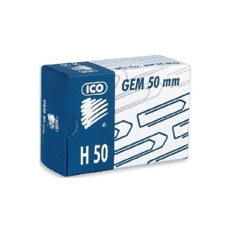 Gémkapocs ICO Salta 28/50 mm, kerek, 100 db-os, horganyzott