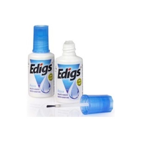 EDIGS Aqua hibajavító folyadék 20ml, vízes, ecsetes