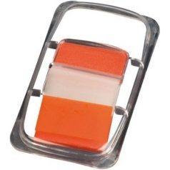   Öntapadós műanyag jelölőcímke 25x43mm, Q-CONNECT, 50 címkés