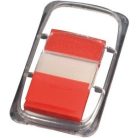 Öntapadós műanyag jelölőcímke 25x43mm, Q-CONNECT, 50 címkés
