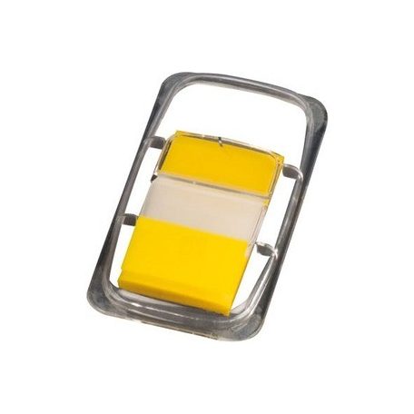 Öntapadós műanyag jelölőcímke 25x43mm, Q-CONNECT, 50 címkés