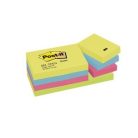 3M POST-IT öntapadó jegyzettömb 38x51mm, 12x100 lap