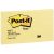 3M POST-IT öntapadó jegyzettömb 76x127mm, 100 lap, sárga