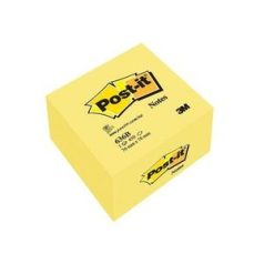 3M POST-IT öntapadó jegyzettömb 76x76mm, 450 lap, sárga