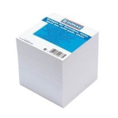   Kockatömb 83x83x75mm, DONAU, nem ragasztott, 600 lap, fehér/színes