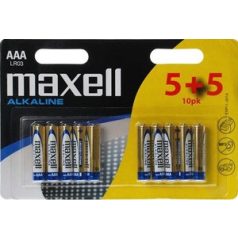   Mikroelem 5+5db-os LR03 alkáli tartós, AAA, 1.5V bliszteres