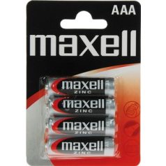 MAXELL Mikroelem 4db-os, R03, féltartós, AAA, bliszteres