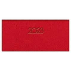 Zsebnaptár, fekvő, NAPOLI, heti, bőrhatású műbőr