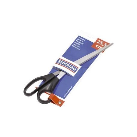 Olló 16/20,5/25,5cm, DONAU, irodai, fekete