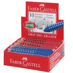 Faber-Castell Grip 2001, háromszögletű, PVC-mentes radír