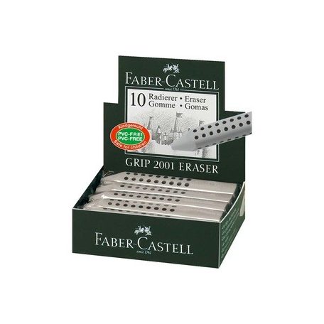 Faber-Castell Grip 2001, háromszögletű, PVC-mentes radír