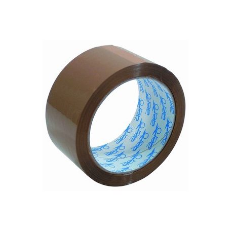 Ragasztószalag 48mmx60y, AERO Acryl átlátszó/barna