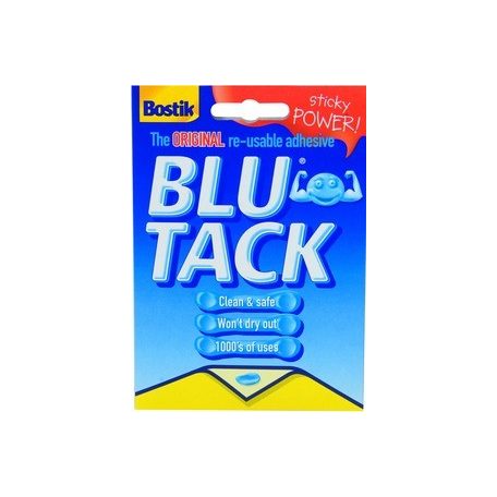 Gyurmaragasztó BLU-TACK fehér, 55 kocka