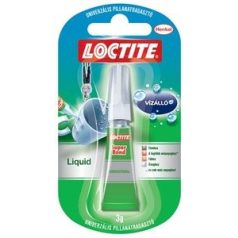   Pillanatragasztó 3g, HENKEL Loctite Super Bond, vízálló, univerzális