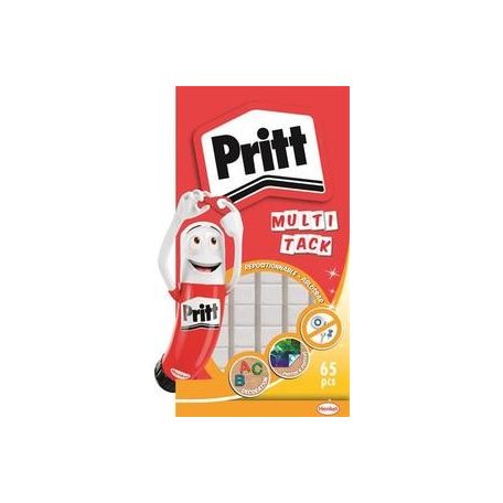 Gyurmaragasztó HENKEL Pritt Multi Tack, fehér, 65 kocka