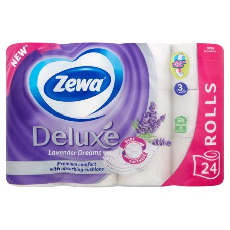 Zewa Deluxe Care 3 rétegű toalettpapír 24 tekercs