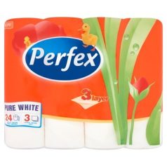 Perfex Pure White toalettpapír 3 rétegű 24 tekercs